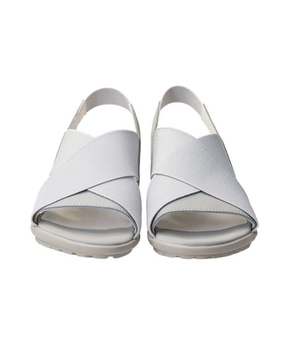 INTER-CHAUSSURES 【BUSSOLA】ワイドエラスティッククロスベルトサンダル 