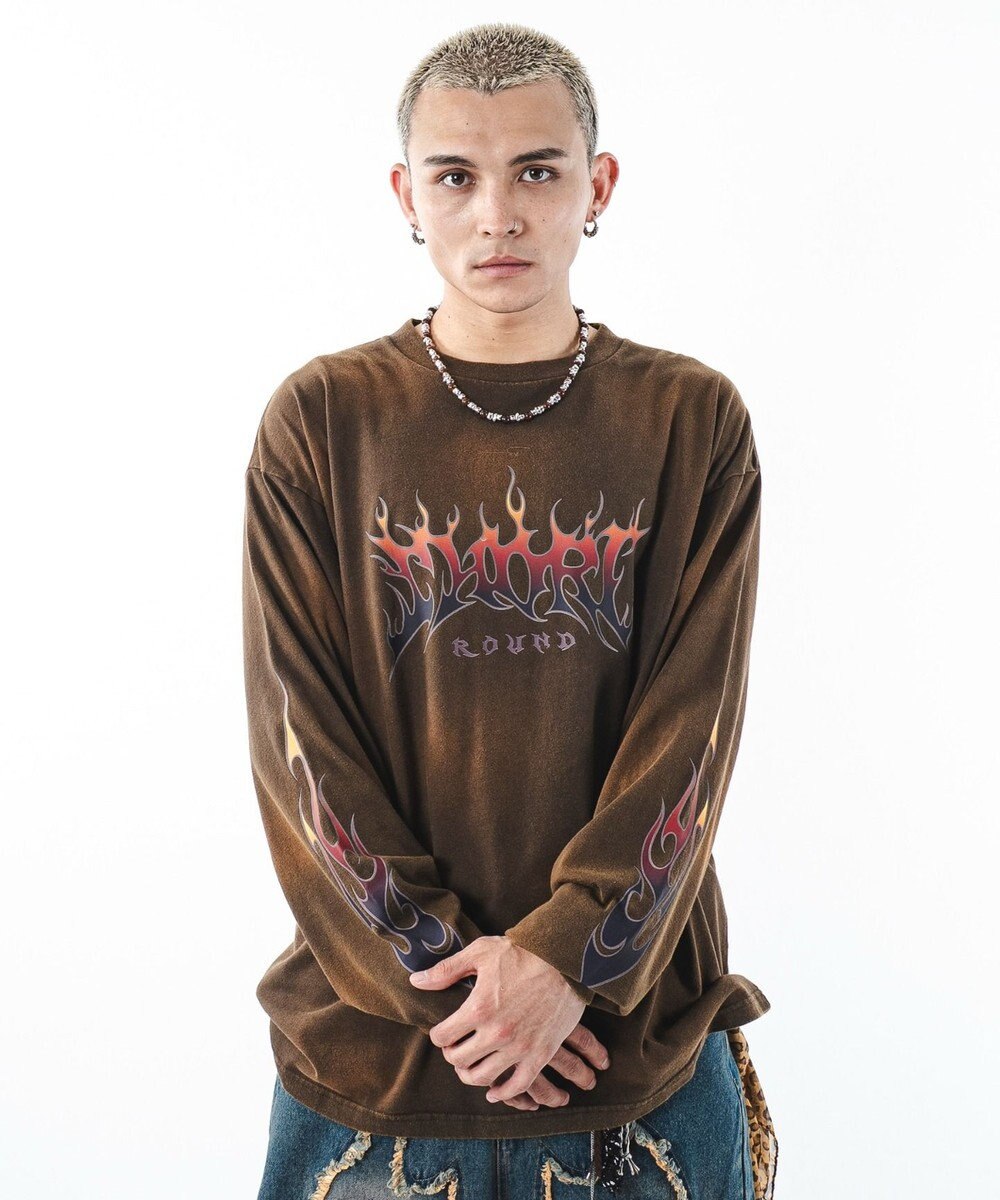 WEGO 【ユニセックス着用ITEM】フレイムグラフィックBIGT（LS） 