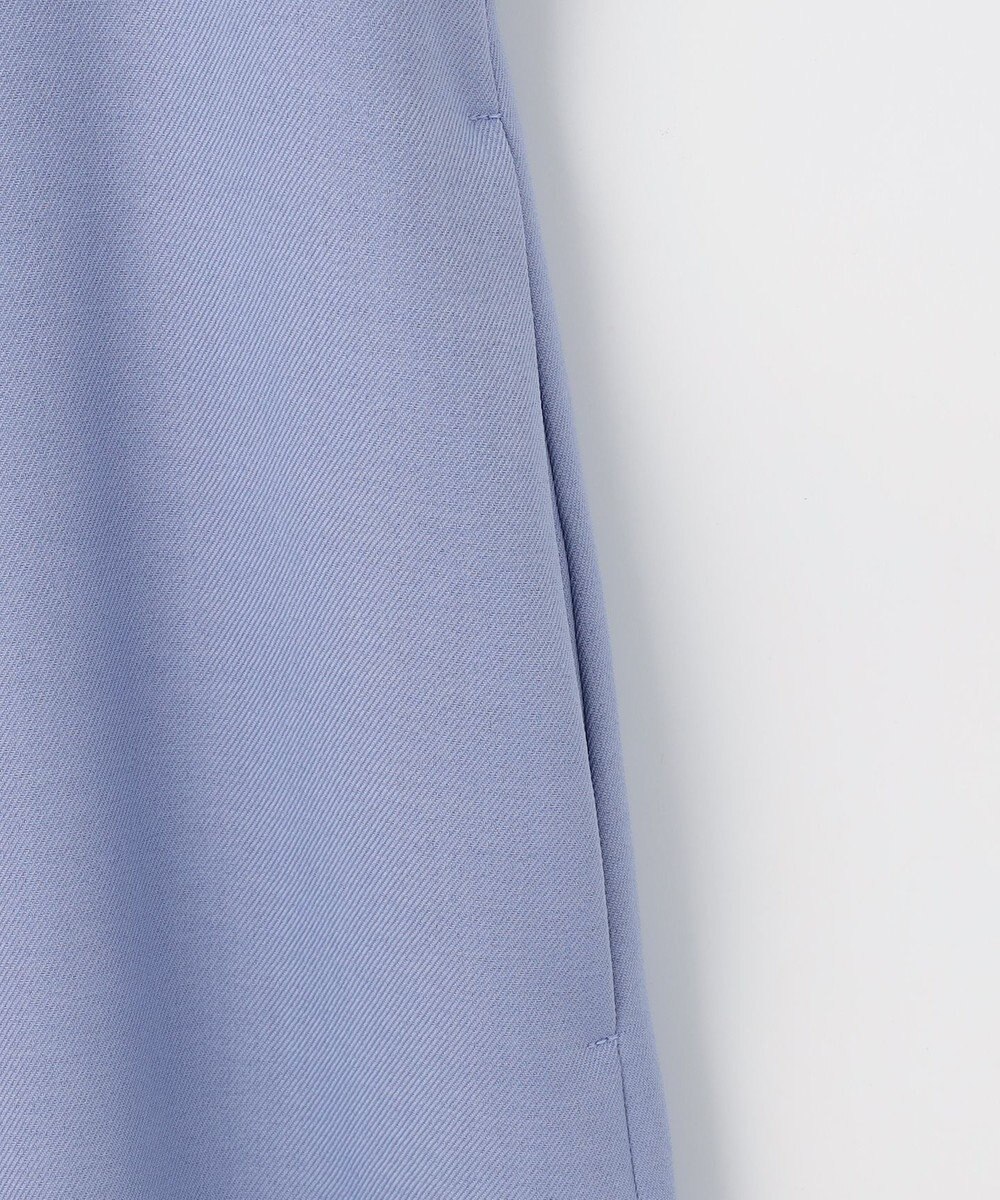 自由区 【接触冷感・速乾・UVケア・撥水・防シワ・XSサイズあり】リネンライクツィルVネック ワンピース 