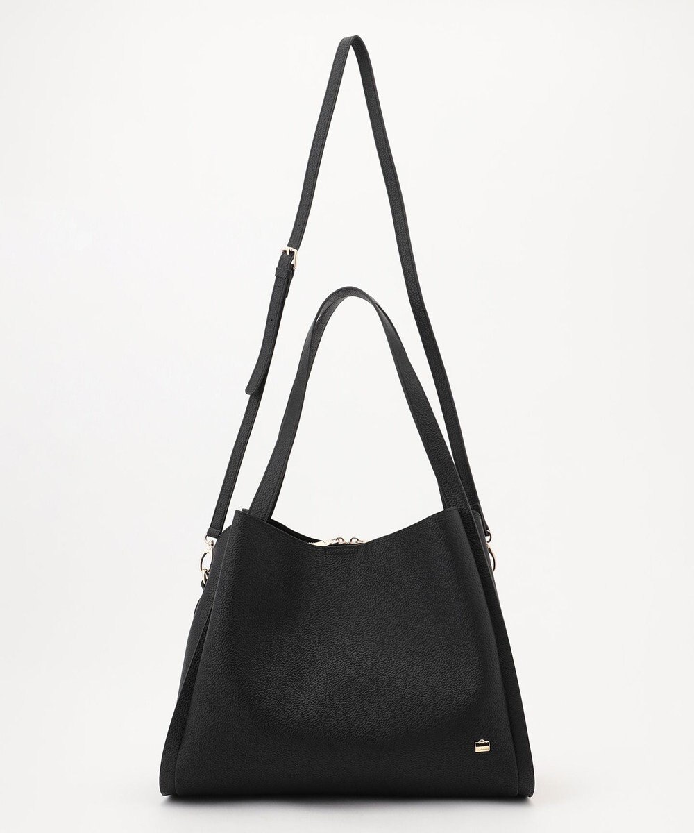 LA BAGAGERIE ソフトシュリンク2WAYハンドバッグ large 
