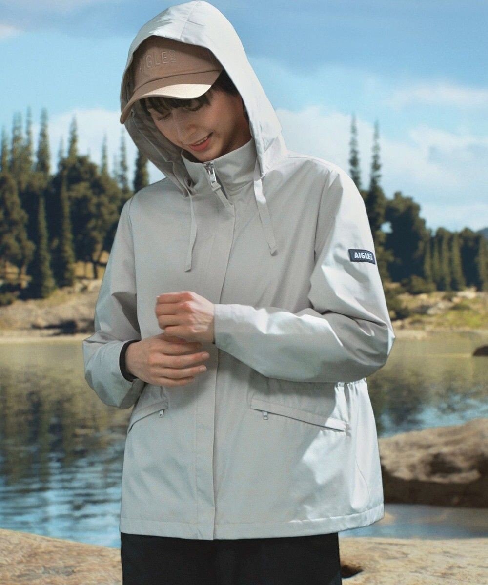 AIGLE GORE-TEX WINDSTOPPER ゴアテックスウインドストッパー 防風 透湿 フーデッドジャケット RP マウンテンパーカー 