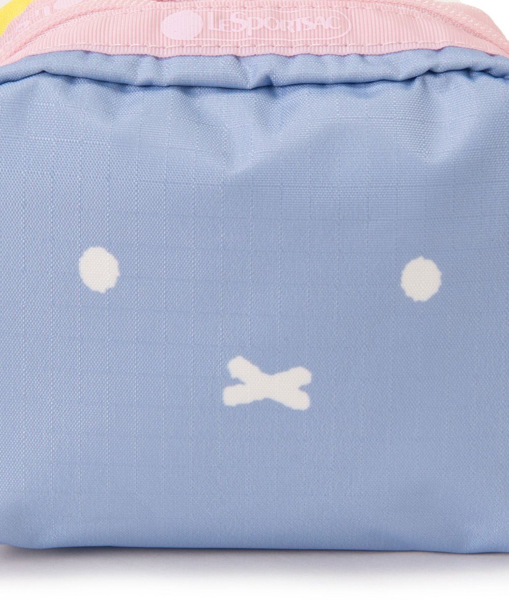 LeSportsac SQUARE COSMETIC/ミッフィーブルー/イエローSQ 