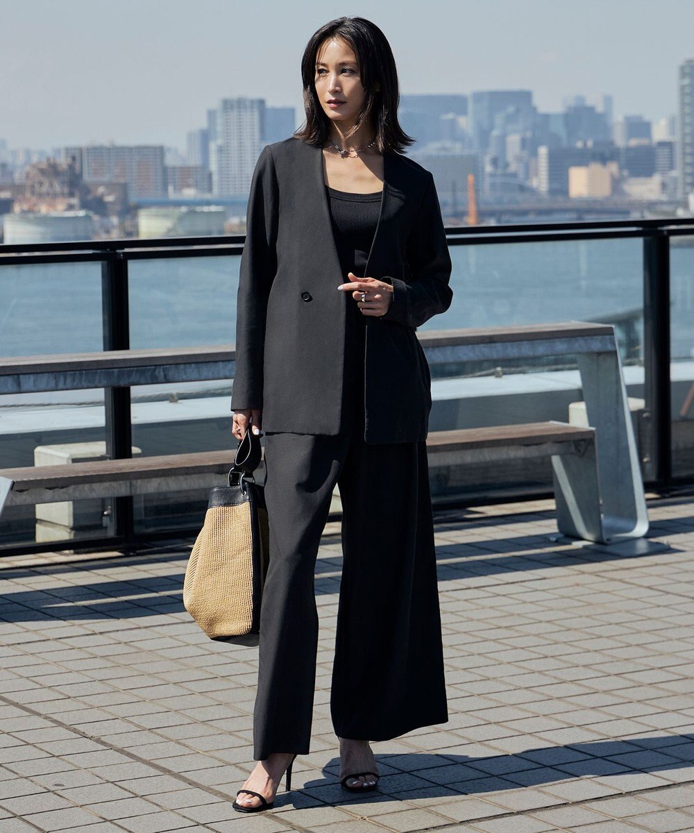 ICB 【洗える】 UnleashLite タックパンツ 