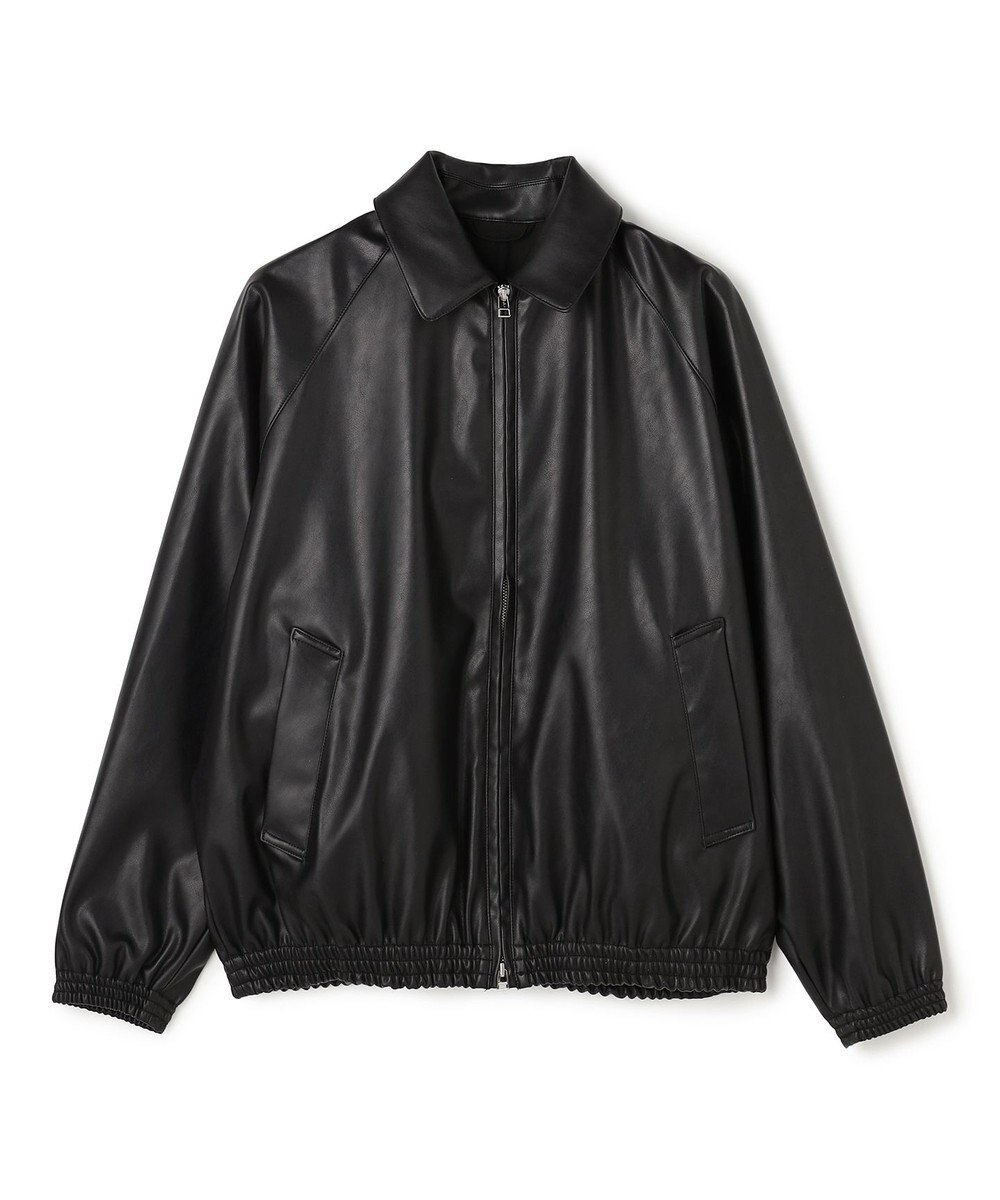 UNFILO MENS アラエルレザーライク ブルゾン 