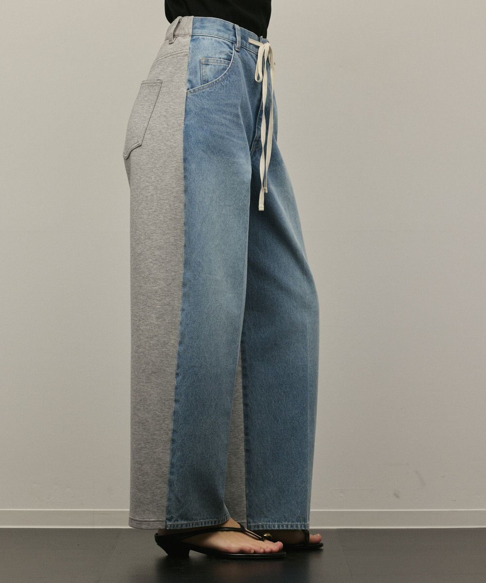 GRACE CONTINENTAL コンビドロストデニムパンツ 