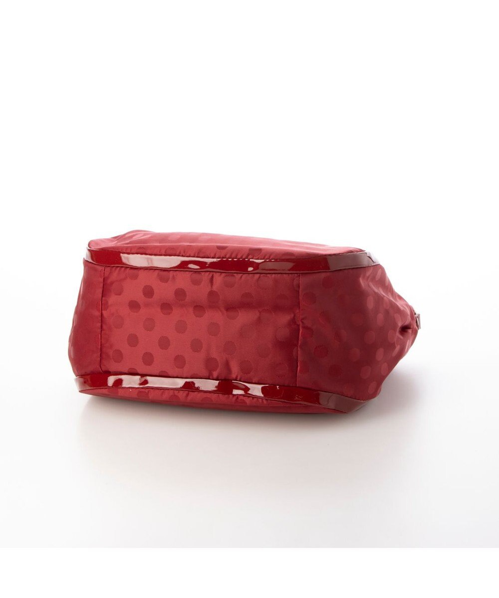 Y'SACCS ドット柄ジャガードエナメルアクセント2wayトート 