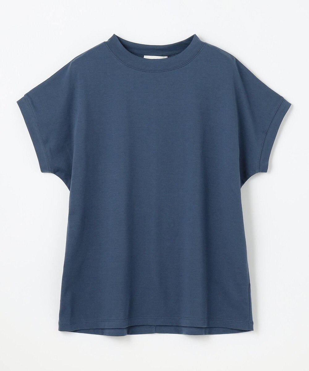 ANY 【UVケア/接触冷感】モックネックフレンチスリーブＴシャツ 