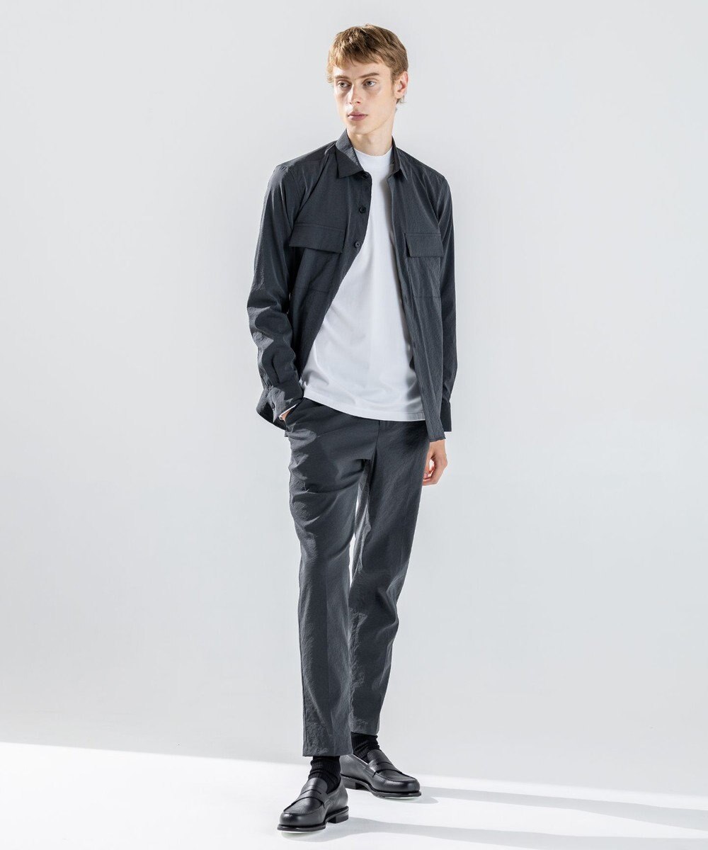 JOSEPH HOMME ハイゲージベアスムース　モックネック長袖Ｔシャツ 