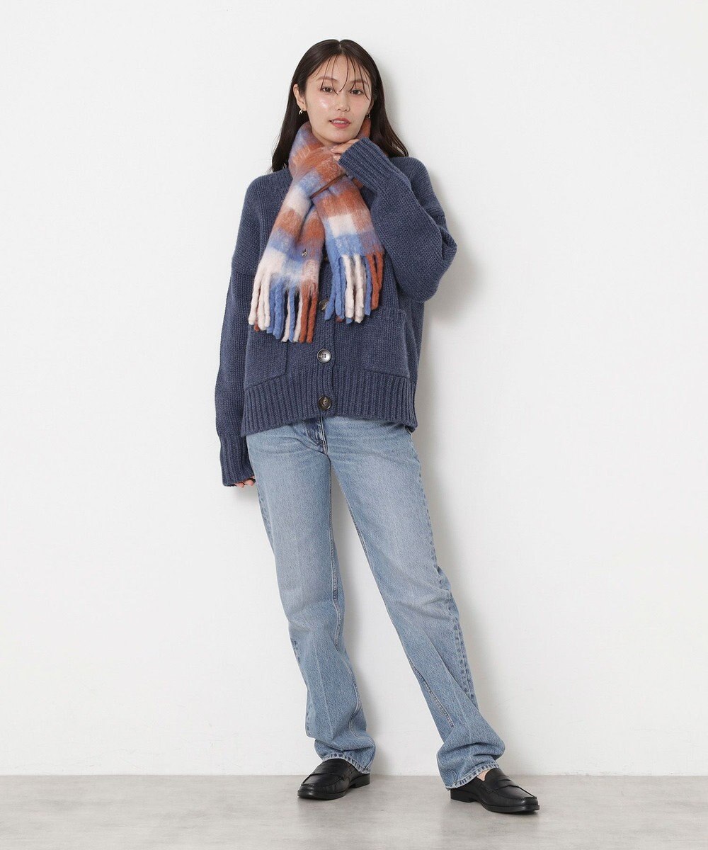 MOONBAT PAUL&JOE ACCESSOIRES(ポール&ジョー) ボリュームマフラー ブロックチェック 