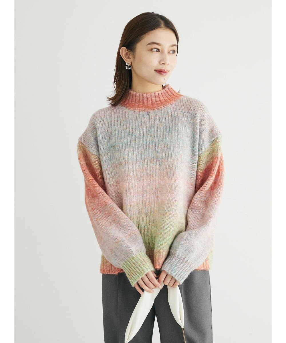 Green Parks グラデーションニットプルオーバー 