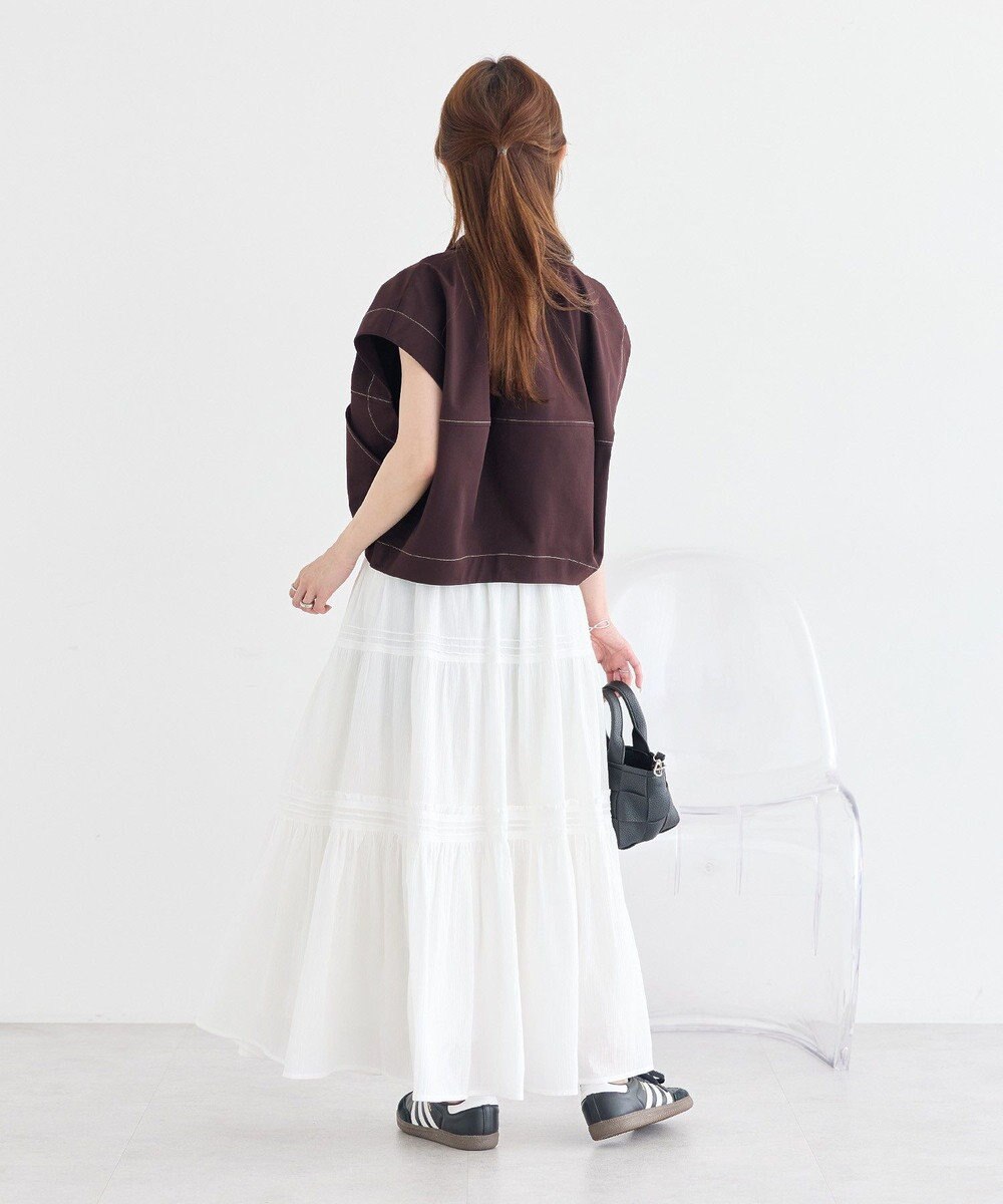 earth music&ecology コクーンフォルムシャツ 