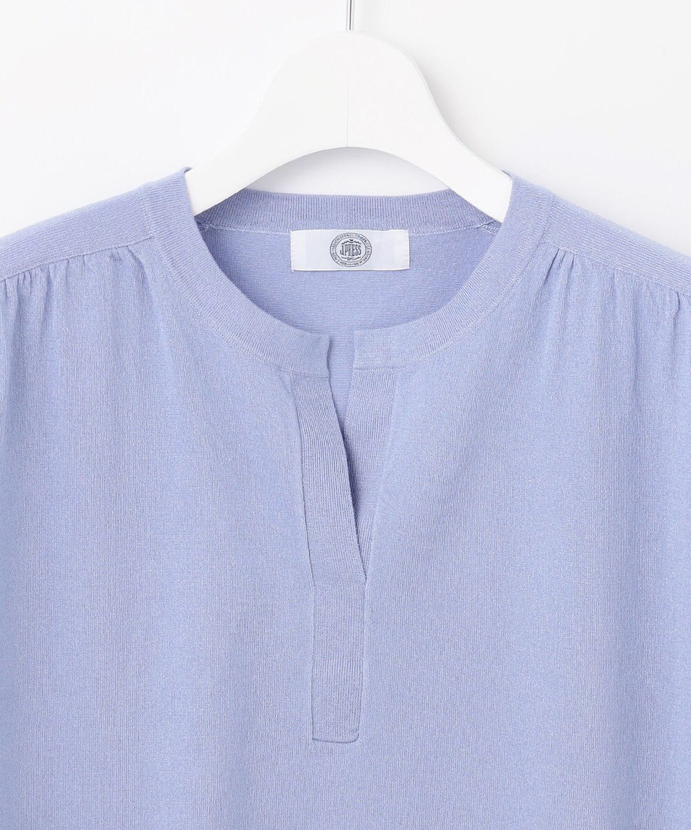 J.PRESS LADIES L 【WEB限定カラーあり・洗える】Vis/Peスパーク バンドカラー ニット 