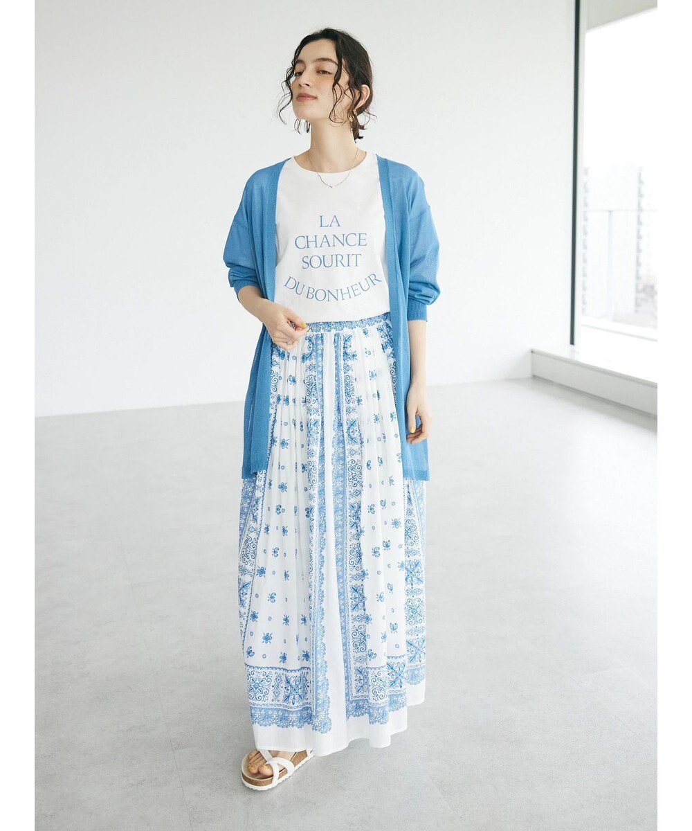 CRAFT STANDARD BOUTIQUE シアーニットトッパーカーディガン 