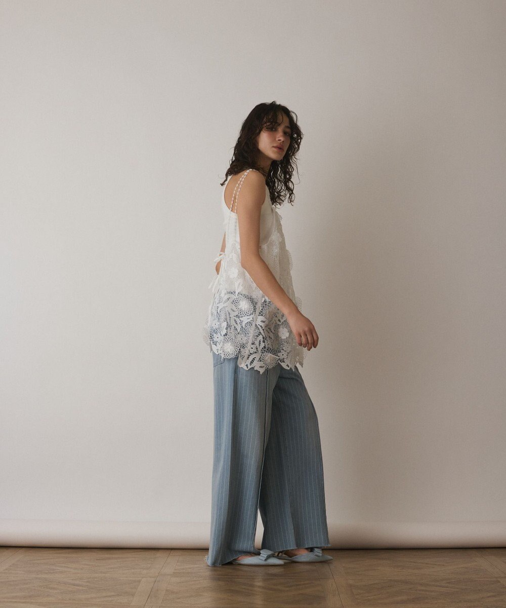 GRACE CONTINENTAL フラワーレースキャミソール 