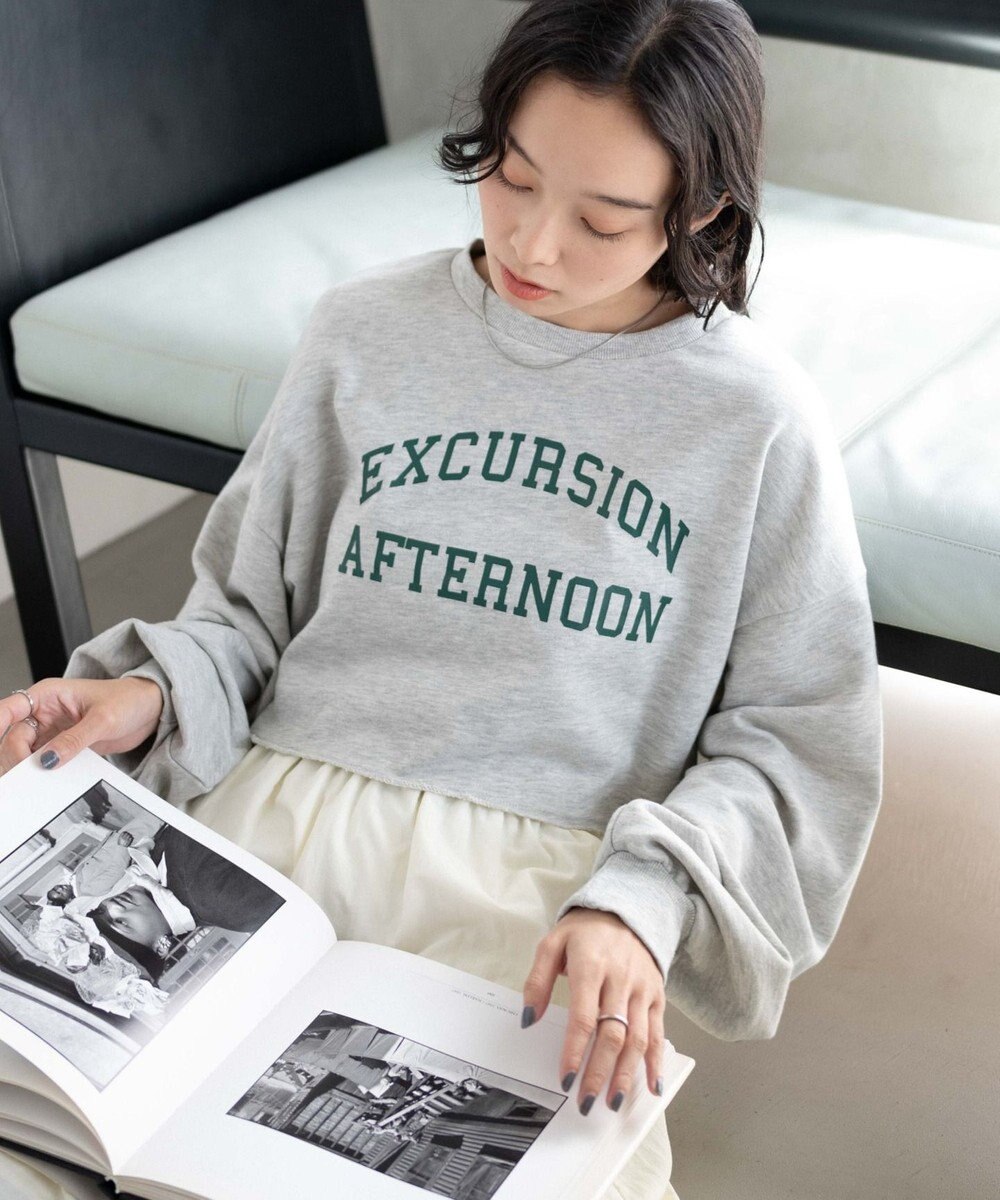 WEGO ヴィンテージライクショートスウェット 