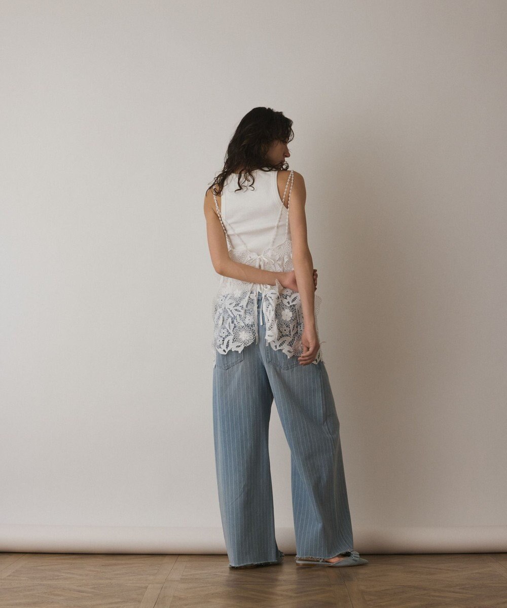 GRACE CONTINENTAL フラワーレースキャミソール 