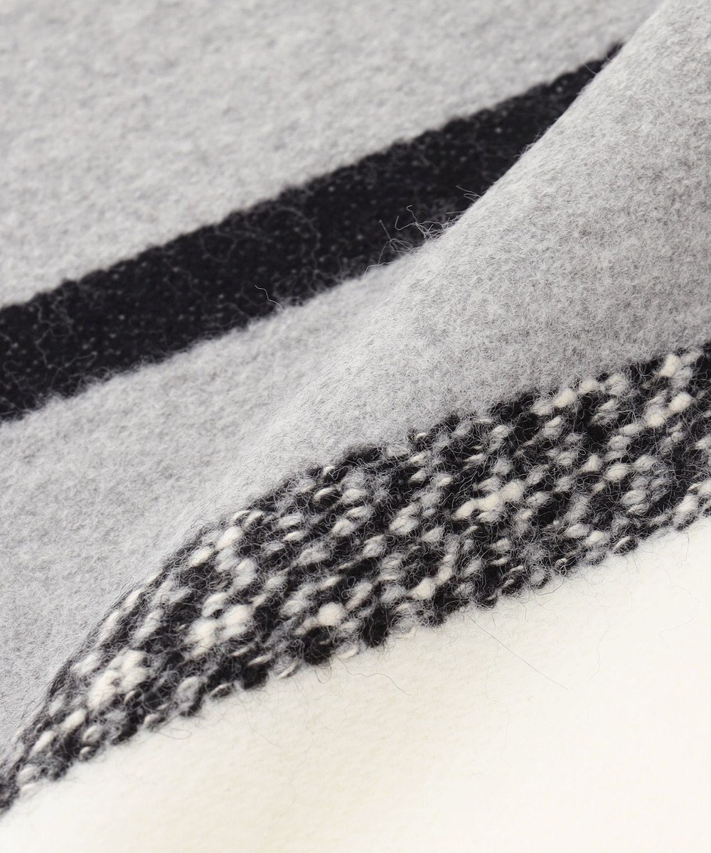 JOSEPH ABBOUD MOUNTAIN 【SPACE／UNISEX】ビッグボーダー ストール 