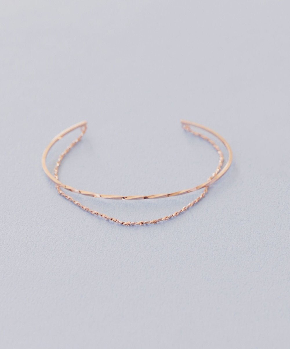 Phoebe クラッカードレーブバングル ローズゴールド 