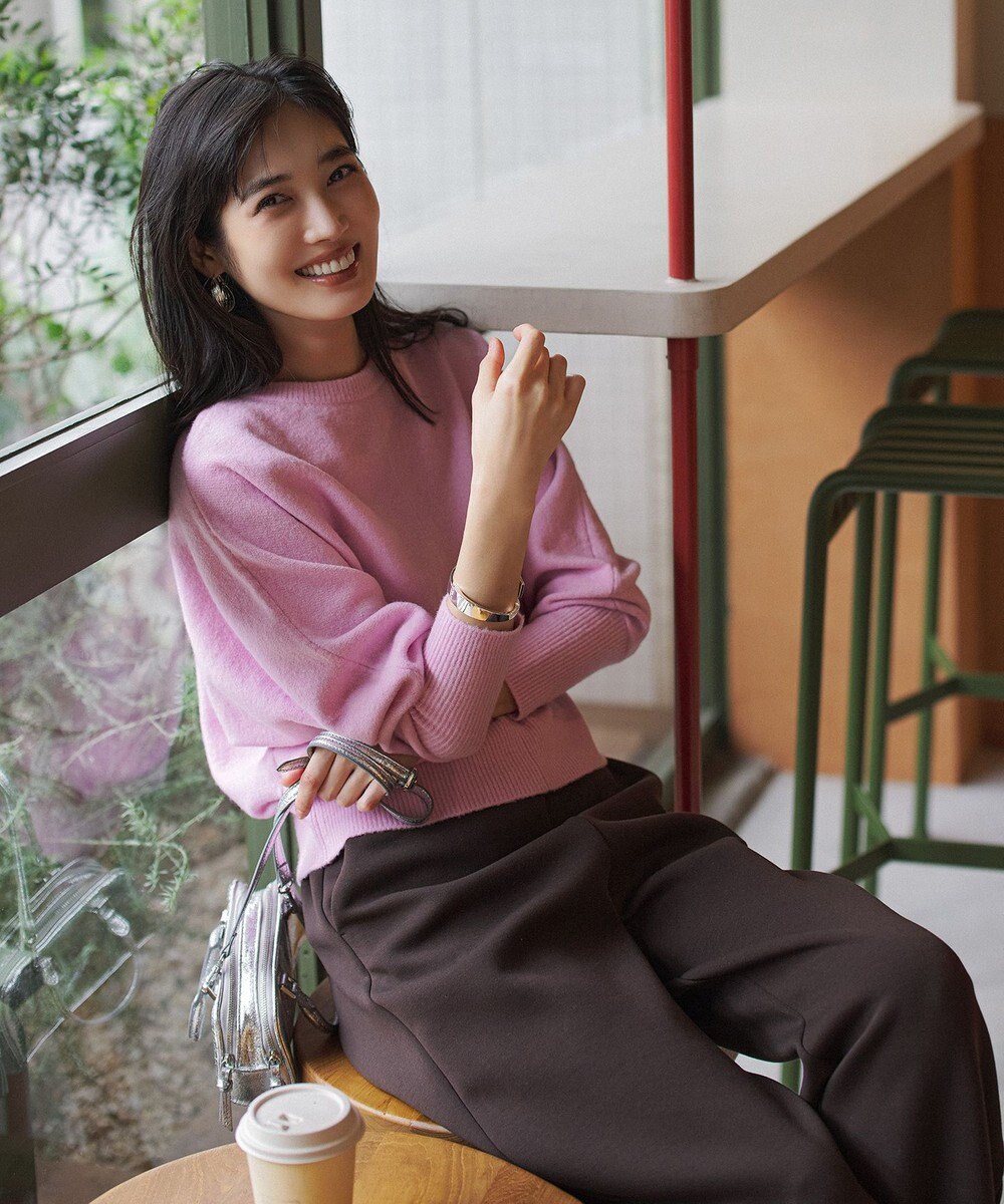 UNFILO L 【野呂佳代さん着用】BEAUTY FORM JERSEY イージーパンツ 