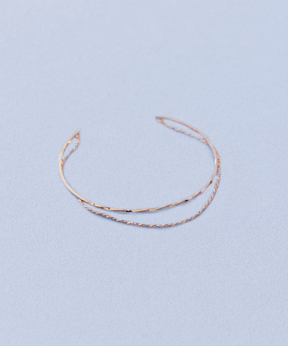 Phoebe クラッカードレーブバングル ローズゴールド 