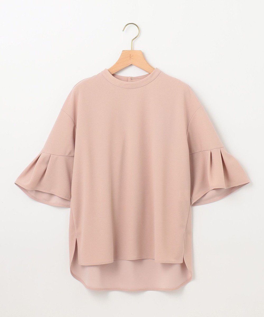 組曲 【UVケア・接触冷感】ライトアムンゼンジャージー袖フレア トップス 