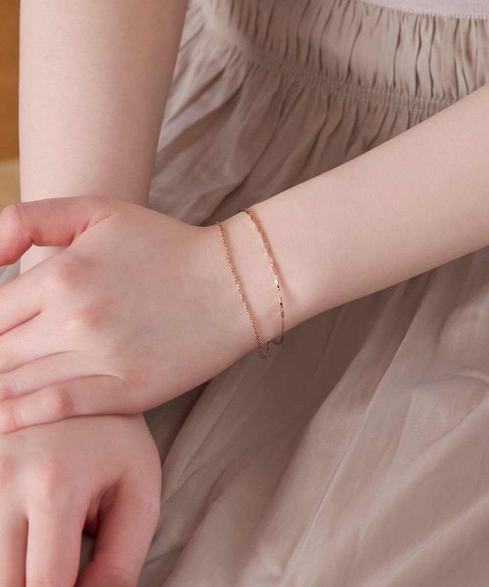 Phoebe クラッカードレーブバングル ローズゴールド 