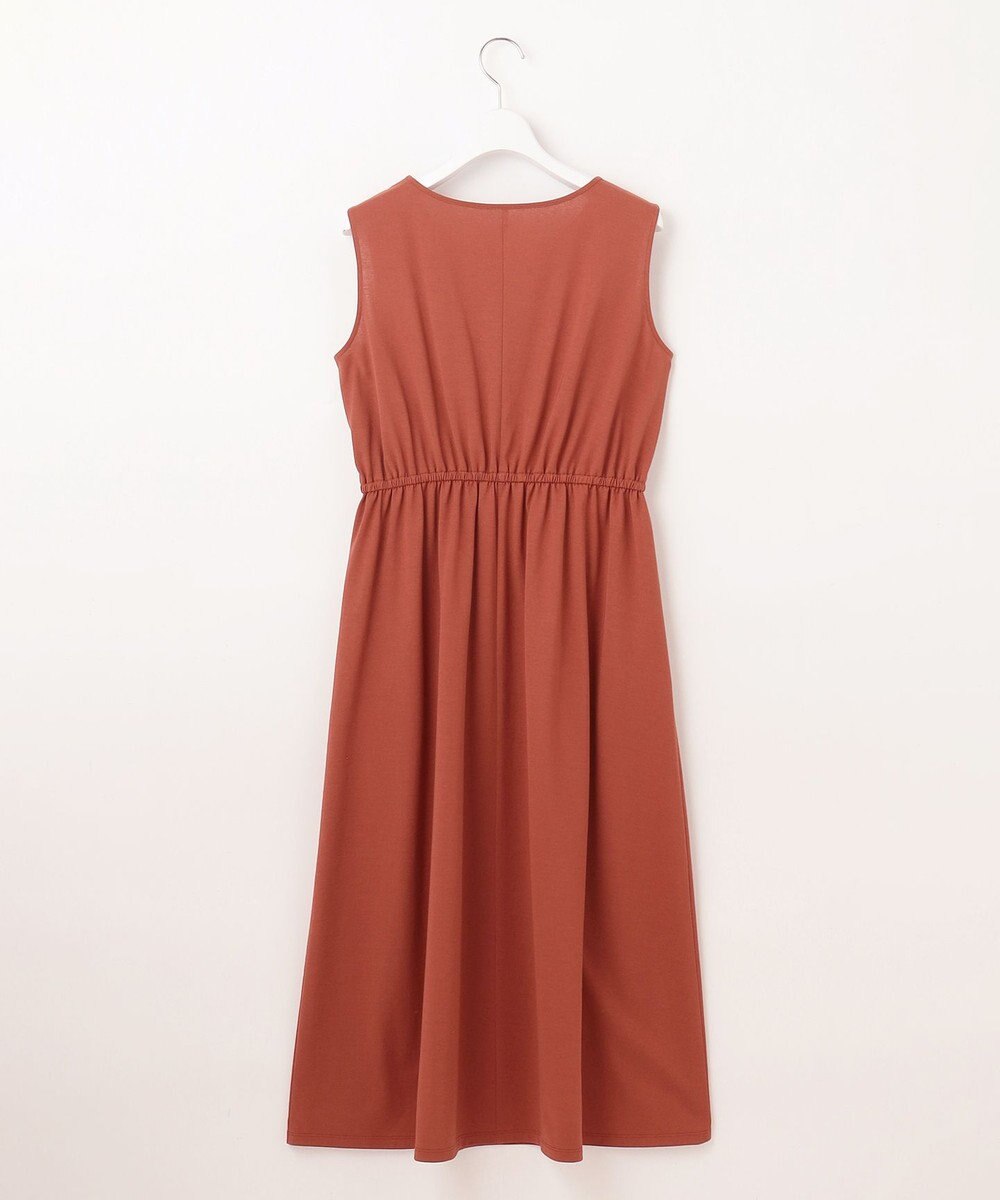 23区 【洗える】ドライコットンジャージー レイヤードワンピース 