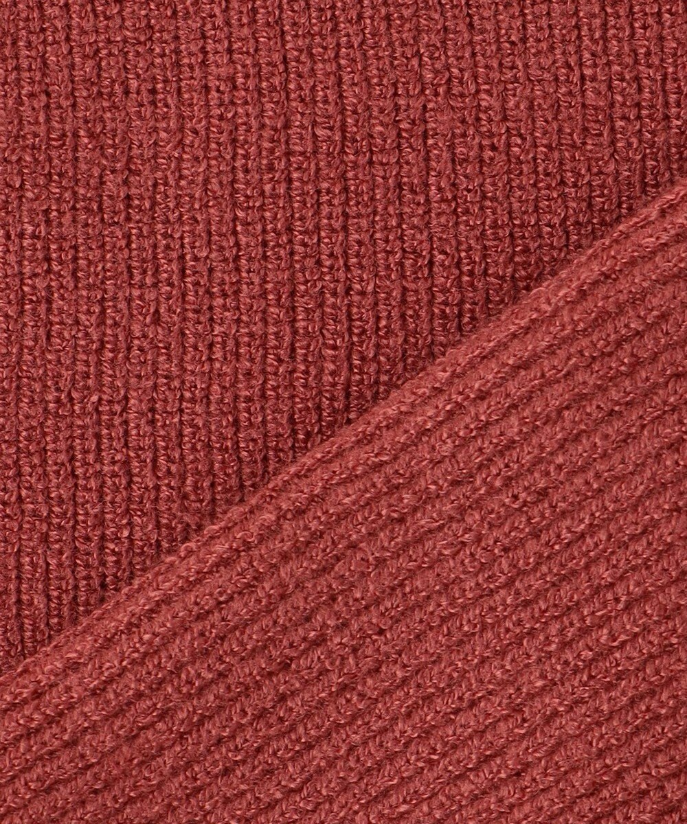 Feroux 【洗える】リボン釦 カーディガンデザインニット 