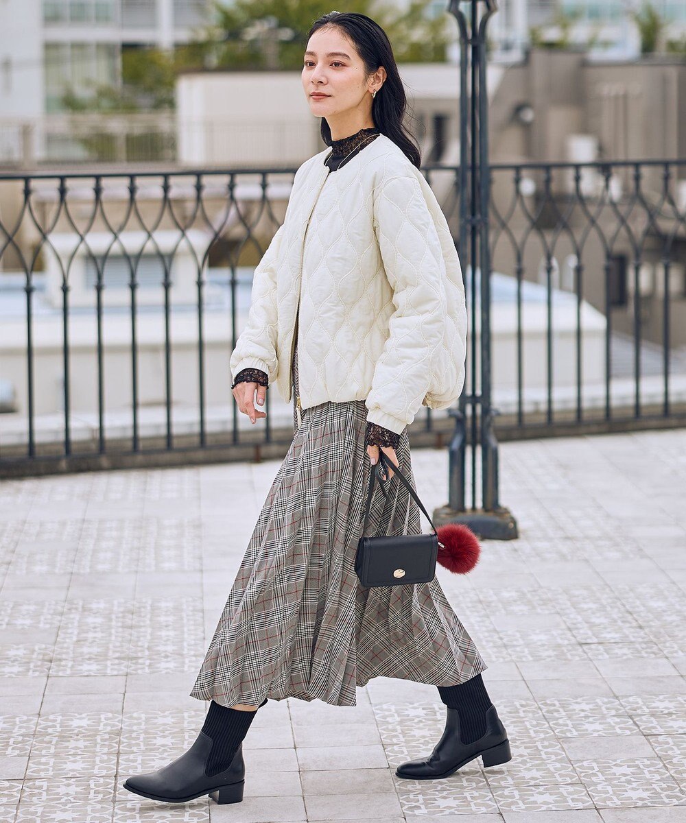 ANY L モールキルトブルゾン 