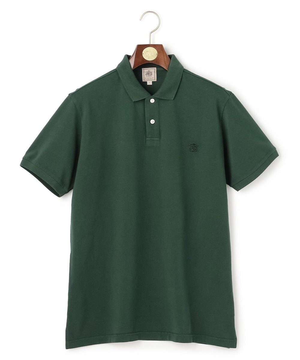 J.PRESS MEN コットンカノコオーバーダイ ポロシャツ 