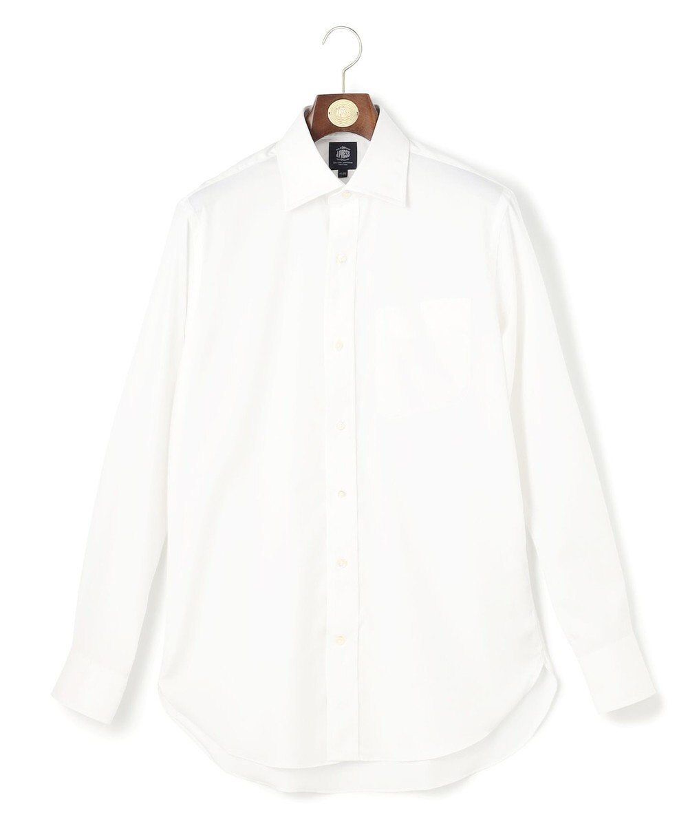 J.PRESS MEN 【PREMIUM PLEATS / 形態安定】ピンオックス ドレスシャツ / ワイド 