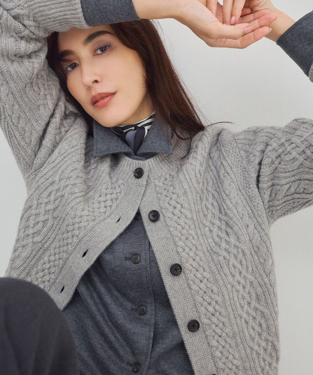 23区 【滝沢眞規子さん着用/VERY掲載】ランダムストライプ ダイヤ スカーフ 