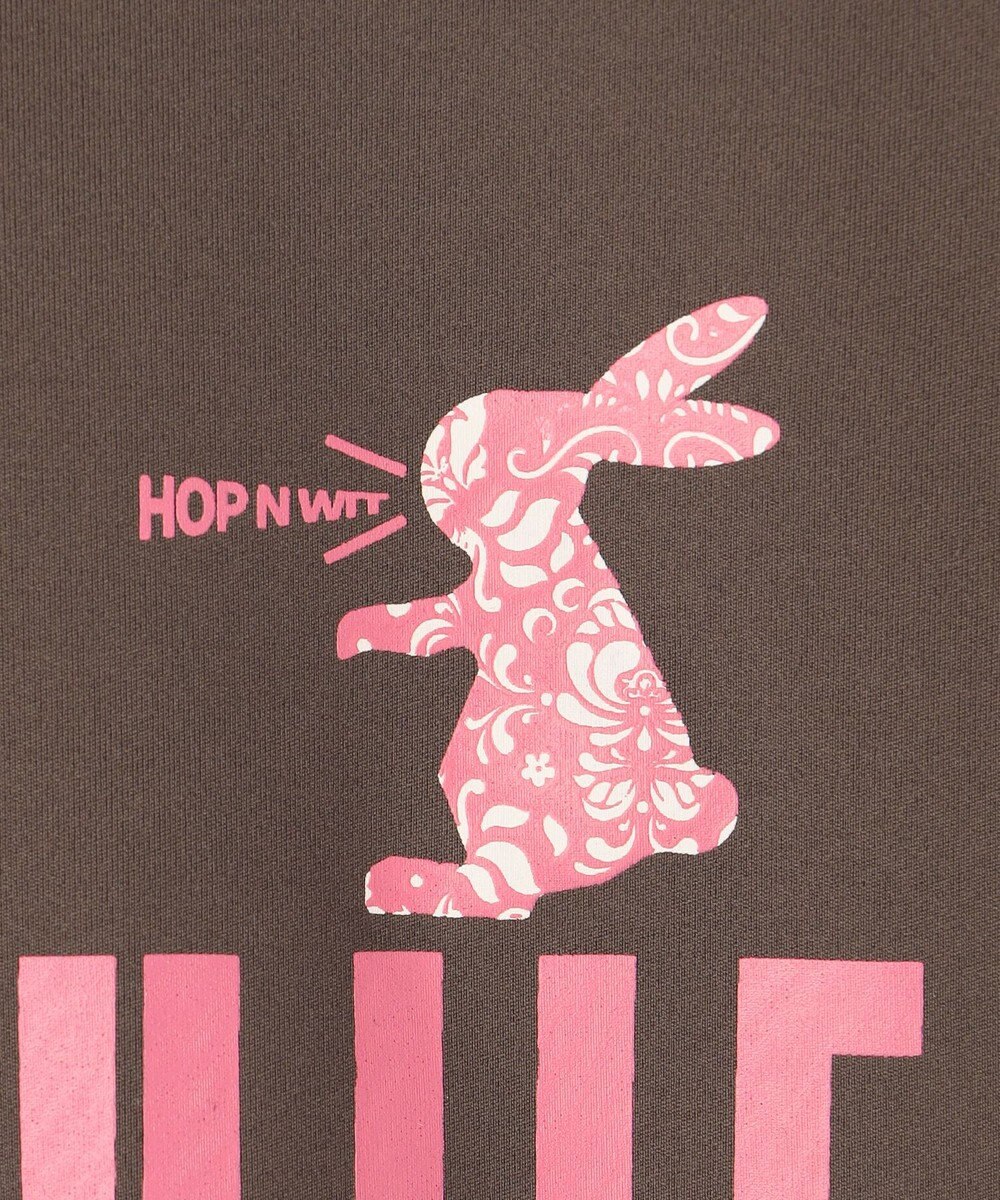 PW CIRCULUS 【吸水速乾 / UV遮蔽率99.5% UVカット / ストレッチ】【WOMEN】ラビットグラフィック ロングスリーブモックT ゴルフウェア レディース 