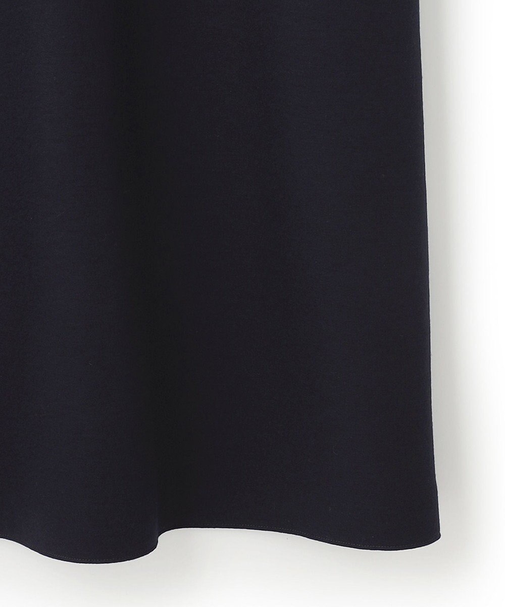 23区 L 【WEB限定カラーあり】ウール圧縮スムース Vネック ワンピース 