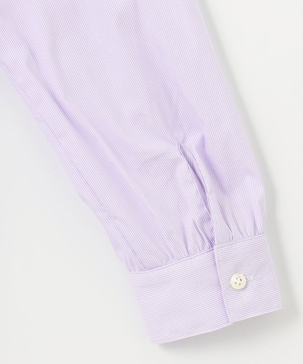 J.PRESS LADIES 【洗える】BEZ VEGA ストライプ ピンタック ブラウス 