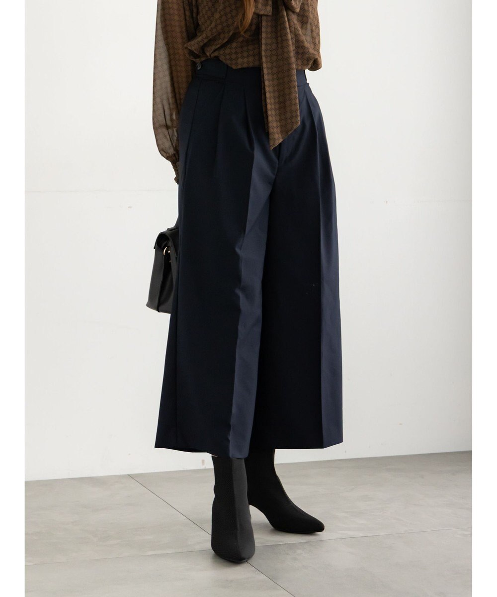 Te chichi パターンアソートワイドクロップトパンツ 