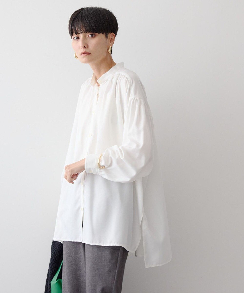 AMERICAN HOLIC ＳＥＴ　イージーケアギャザーシャツ＋ニットベスト 