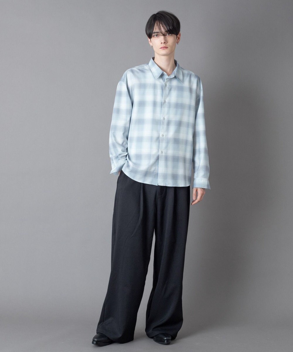 WEGO パターンルーズシャツ（LS） 