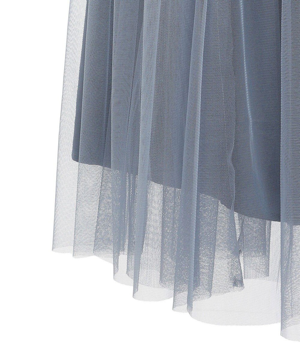 earth music&ecology シャーリングギャザーチュールスカート 