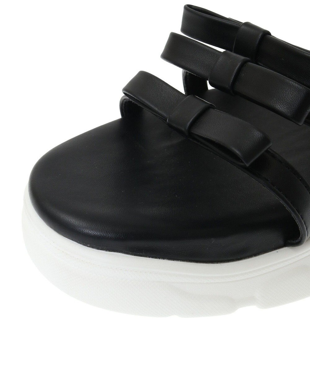 Maison de FLEUR オペラリボンスニーカーサンダル 