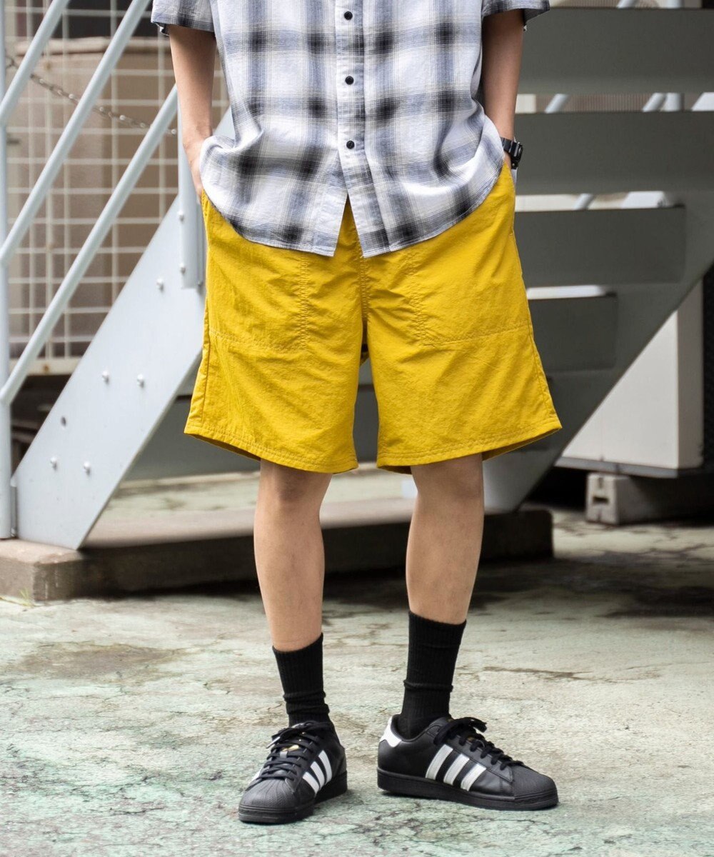 WEGO 【速乾/ウエストゴム/SMLサイズ】ナイロンイージーショーツ 