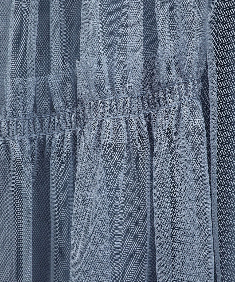 earth music&ecology シャーリングギャザーチュールスカート 