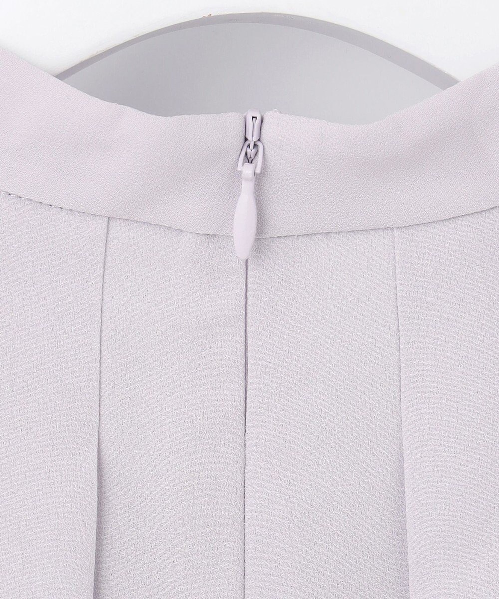 23区 【洗える】 バックサテンアムンゼン スタンドカラー ブラウス 