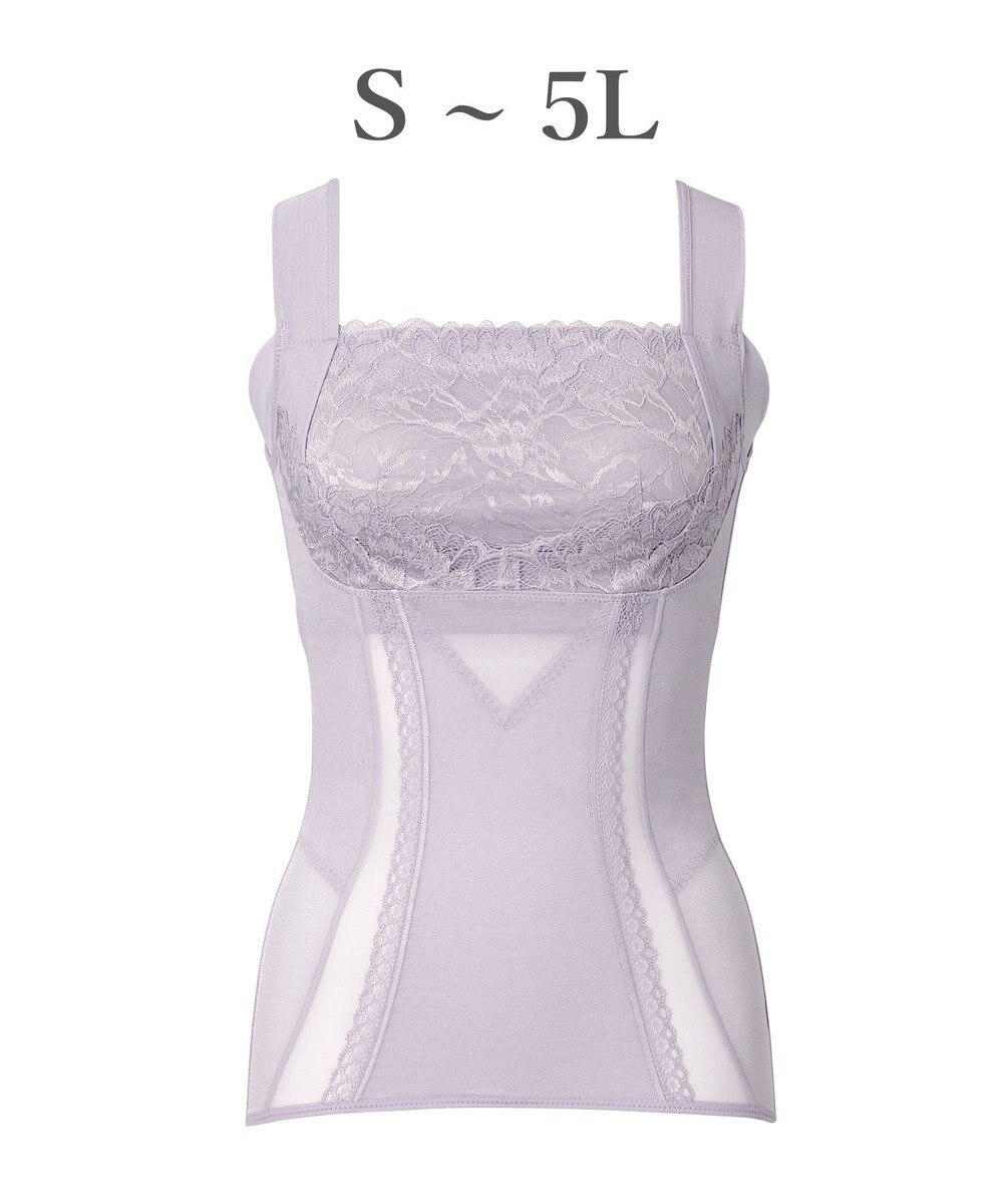 BRADELIS New York 【BRADELIS NewYork peace】楽なのに細みえバストアップシェイパー24 ブラデリスで1番の補正力  ノンワイヤーブラキャミ ボディスーツ ニッパー ブラトップ DB524102 