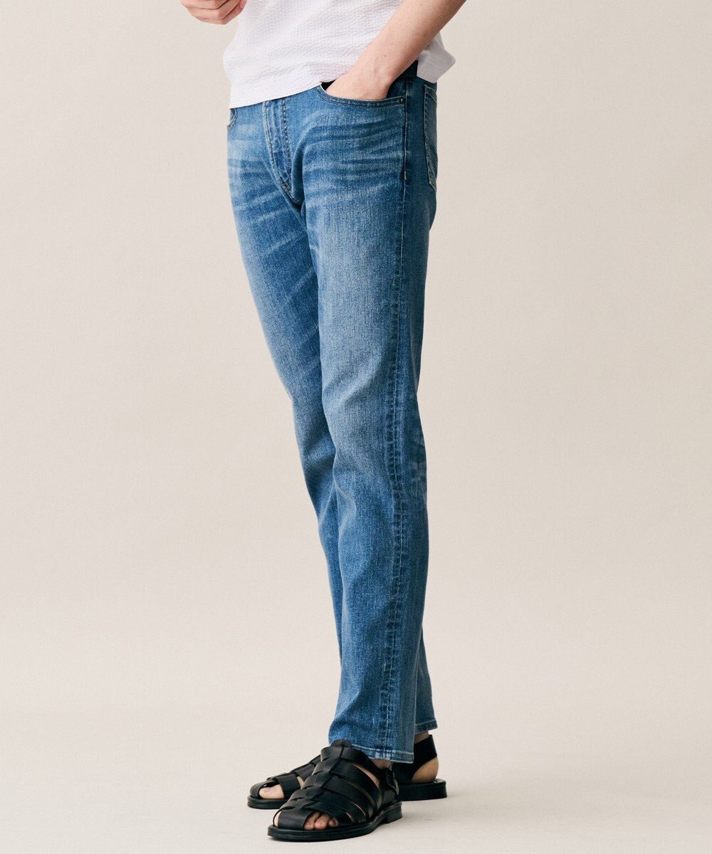 JOSEPH ABBOUD 【JAPANファブリック/ストレッチ/軽量】ライトオンス ストレッチ デニム パンツ 