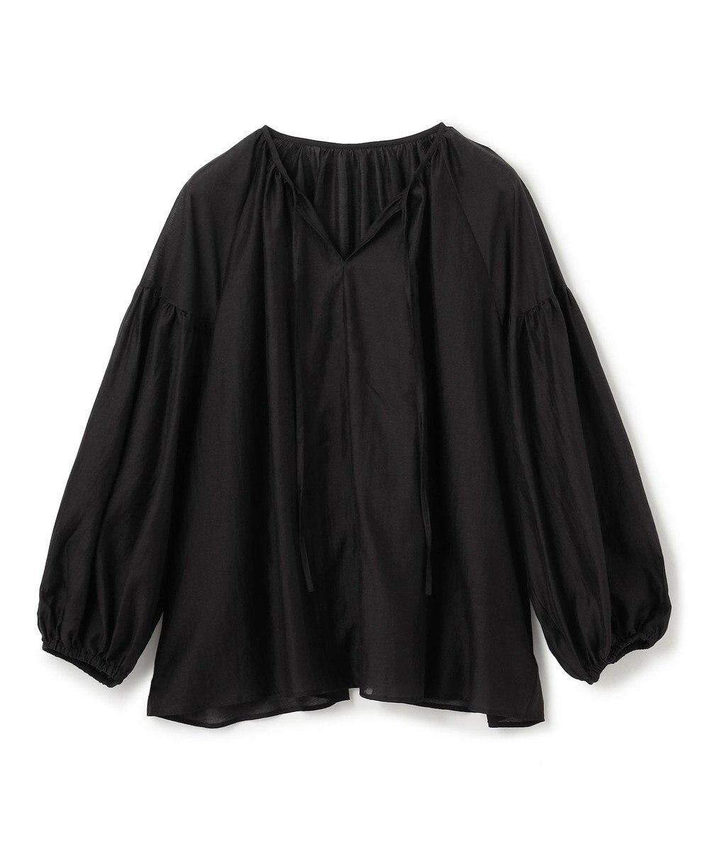 UNFILO シアーギャザーブラウス 