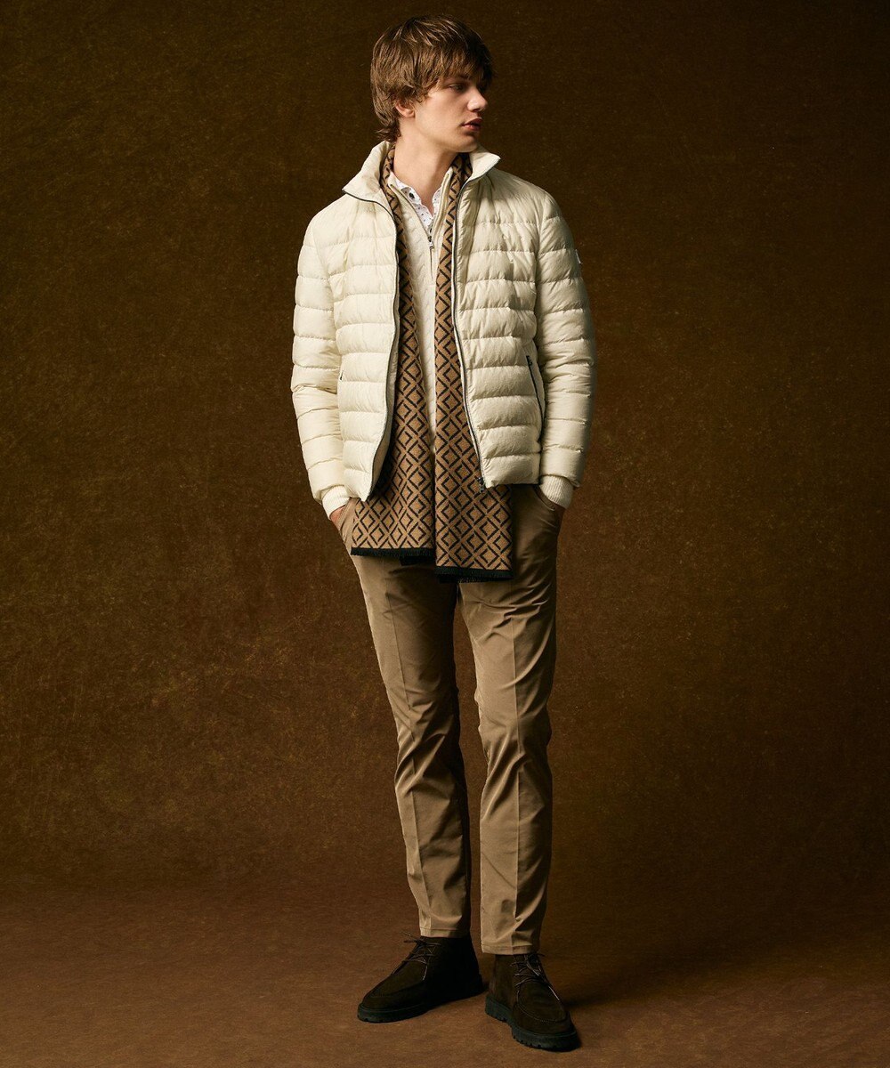 JOSEPH ABBOUD 【キングサイズ・オーガニックコットン使用・自然なストレッチ性】JOE COTTON ストレッチオックスペイズリー シャツ 