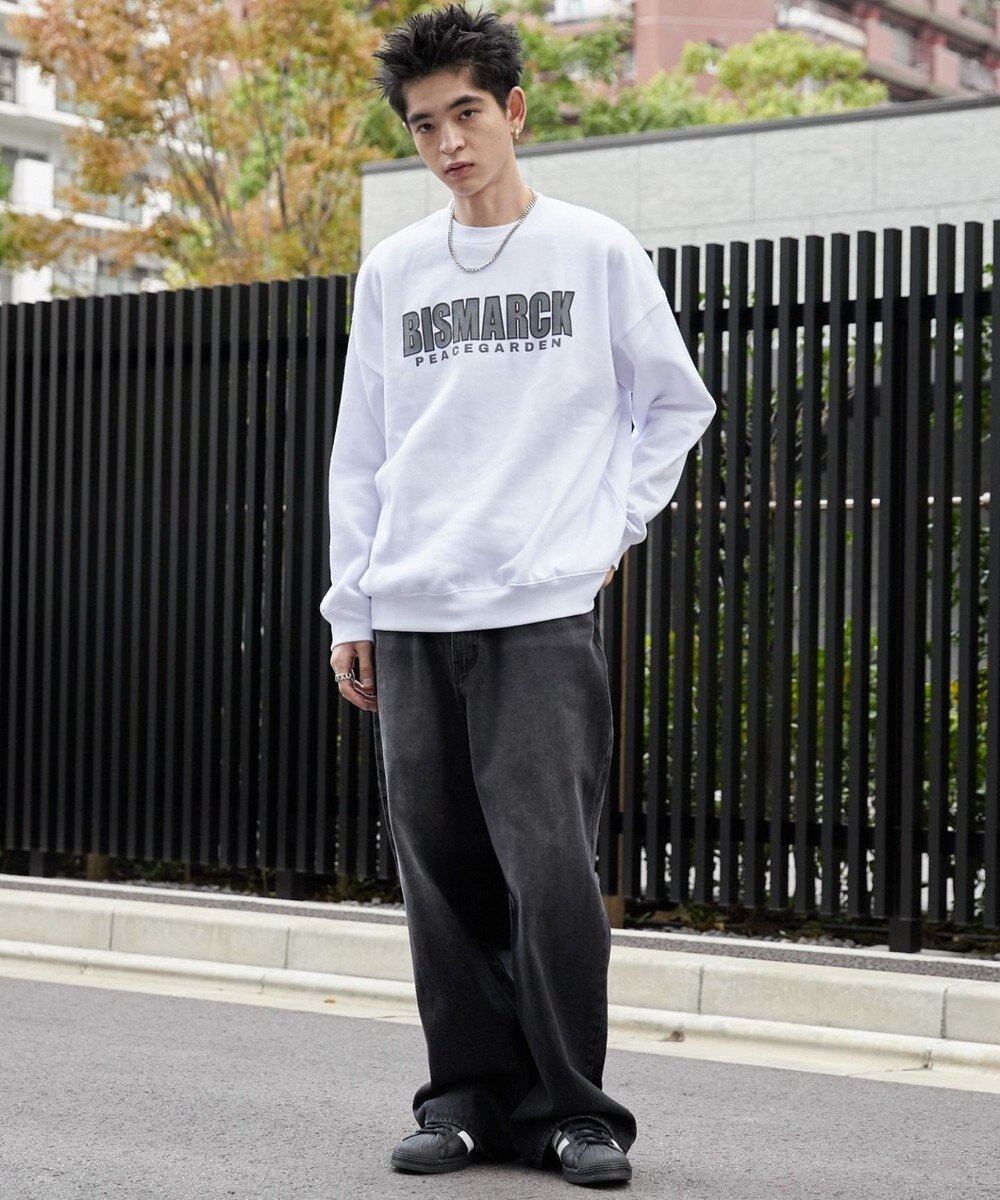 WEGO 【２点SET】アクセ付きグラフィックプルオーバー 