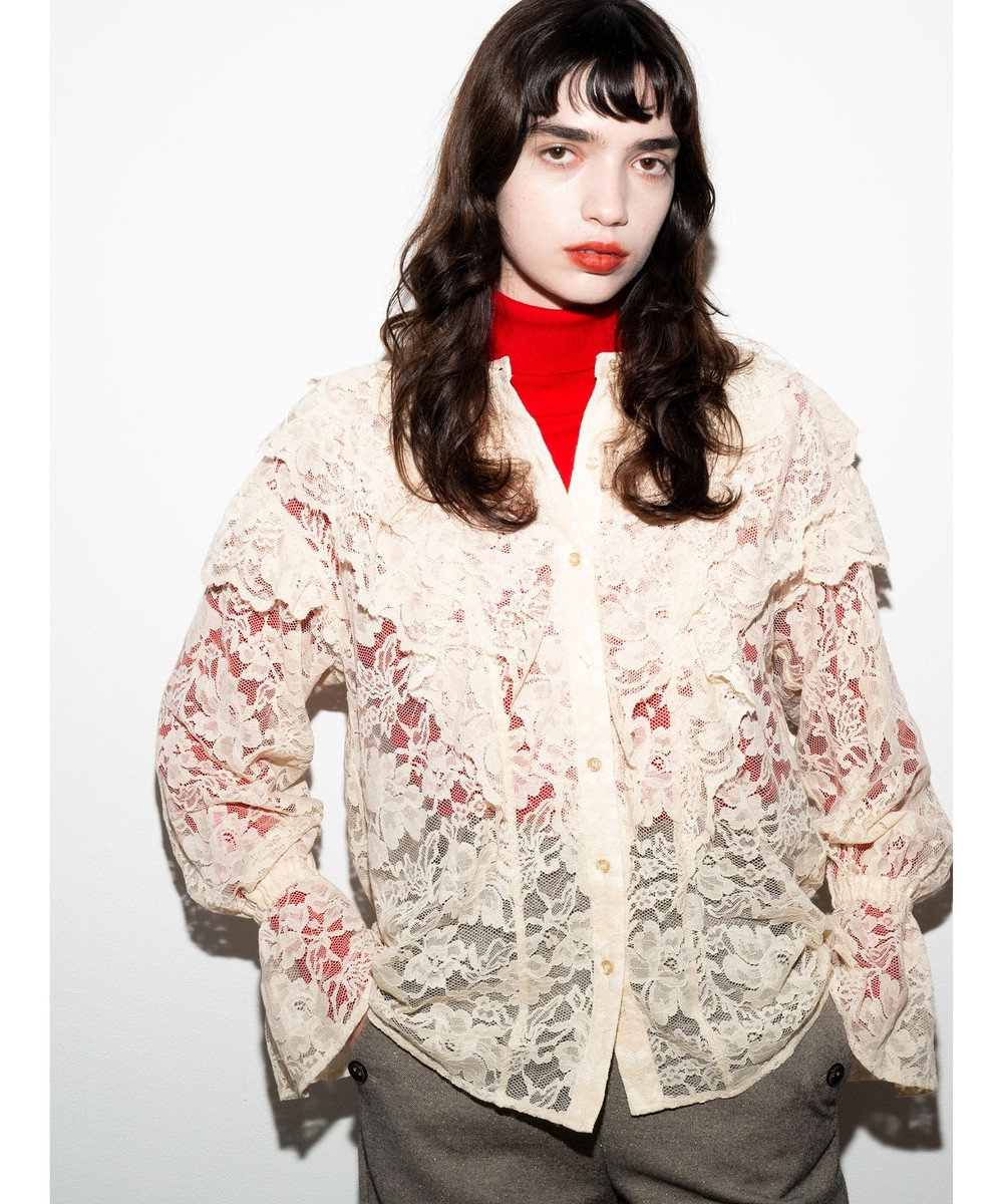 Te chichi レースフリルレイヤードブラウス《2025winter catalog item》 