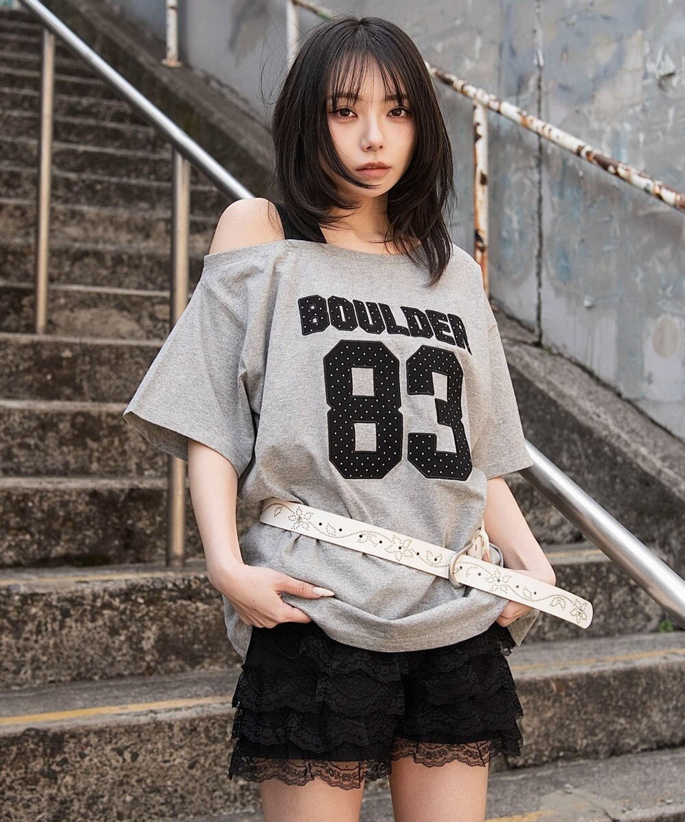 WEGO タンクレイヤードワンショルビッグT 